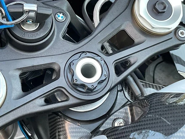 TWM CNC ALUMINUM STEERING STEM NUT M28 1.0 FOR Yamaha R1 R6 YZF-R1 YZF-R6 FZ8N FZ1N FZ800 FZ1000 FZ8 FZ1 Motorcycle Accessories motorcycle accessories