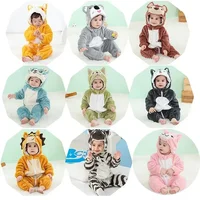 Baby Rompers Winter Kigurumi Lion Costume For Girls Boys Toddler Animal Jumpsuit Infant Clothes Pyjamas Kids Overalls Ropa Bebes 6