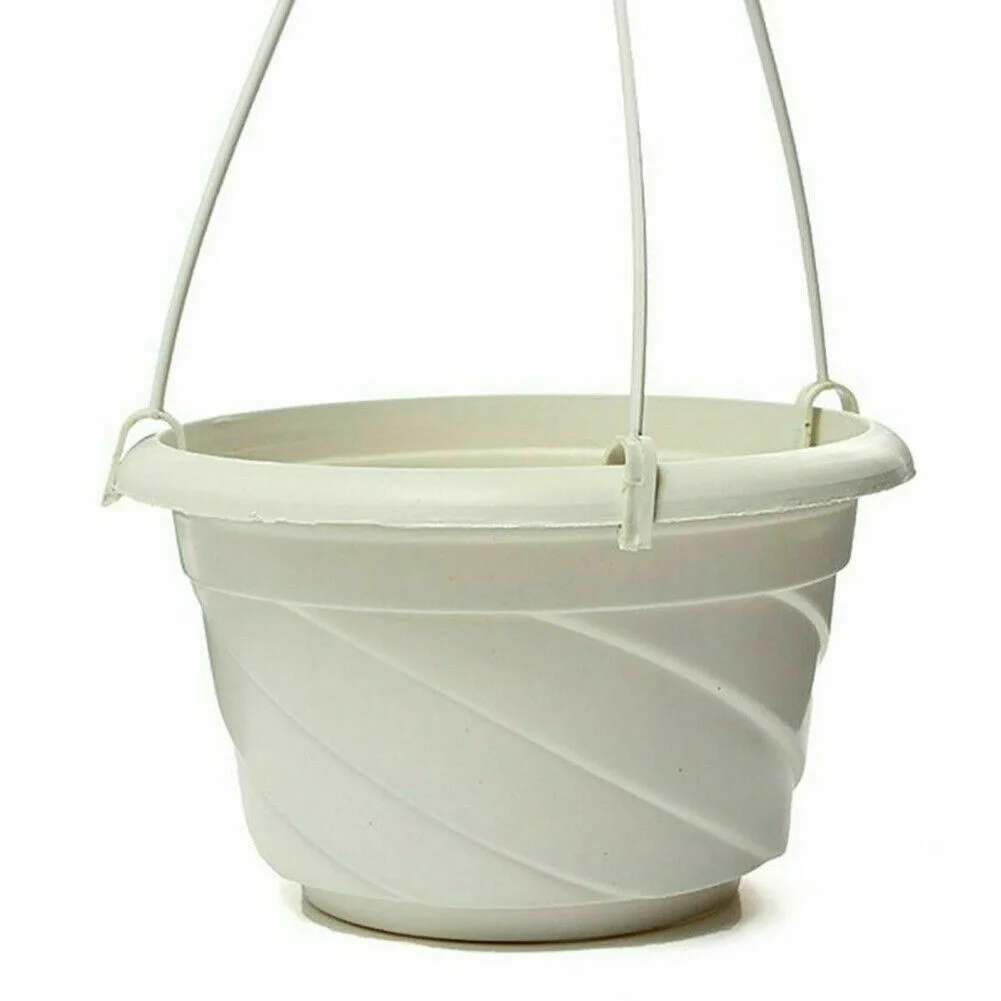 

Hanging Basket Garden Plastic Hanging Flower Plant Pot With Chain And Hook Green Dill Ivy Pot Home Balcony Garden Planter Decor