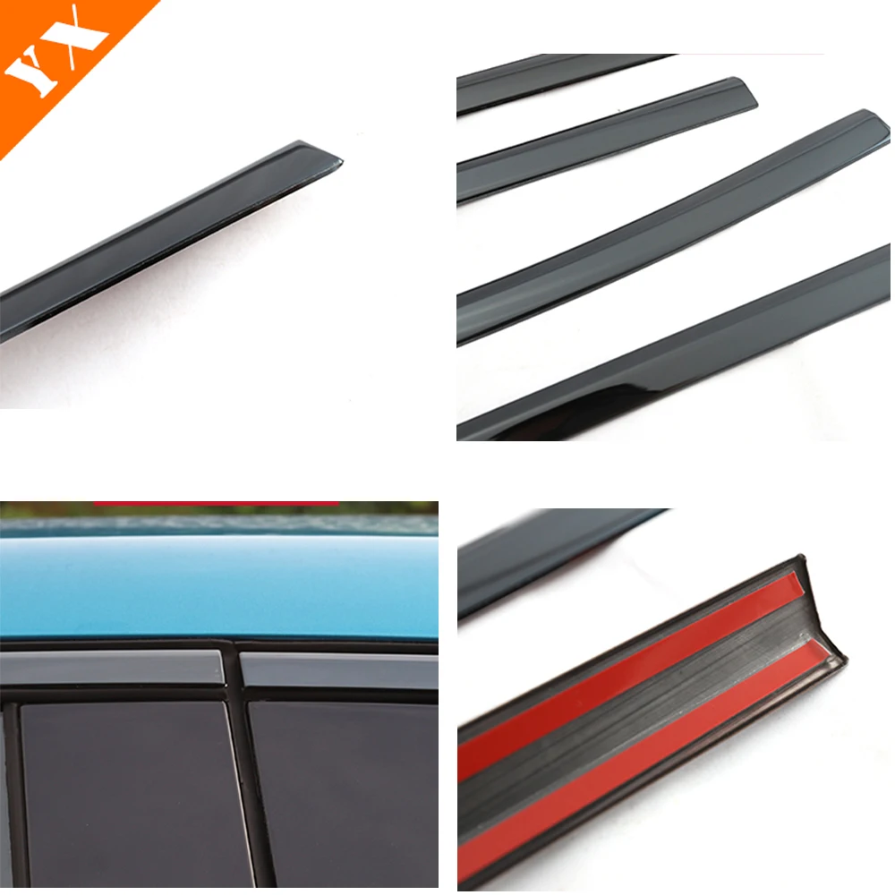 For BYD ATTO 3 Yuan Plus Accessories 2022-2023 Stainless Garnish Car Window Trim Protector Plate Anti Hit/Dust Decor Cover