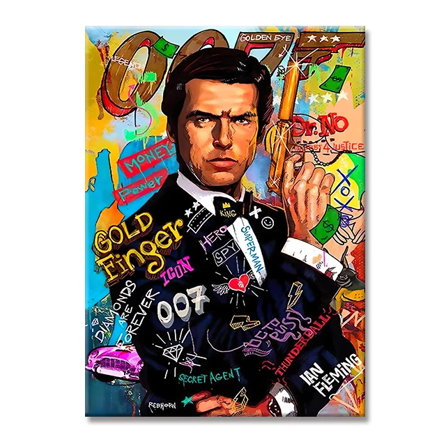 Tableau Toile Pop Art Street Art Le Parrain Godfather Corleone - Déco Murale