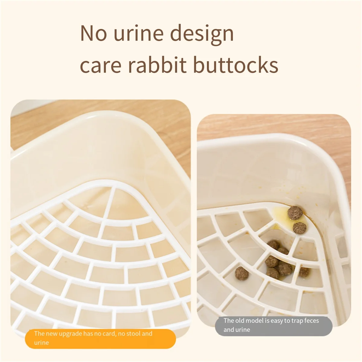 Rabbit Litter Box Corner Toilet Box for Ferret Hamster Dragon Cat Guinea Pig Dutch Pig Supplies pet litter box