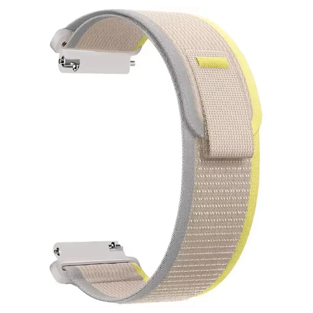 Durable 20mm Nylon Loop Smartwatch Wristband Strap