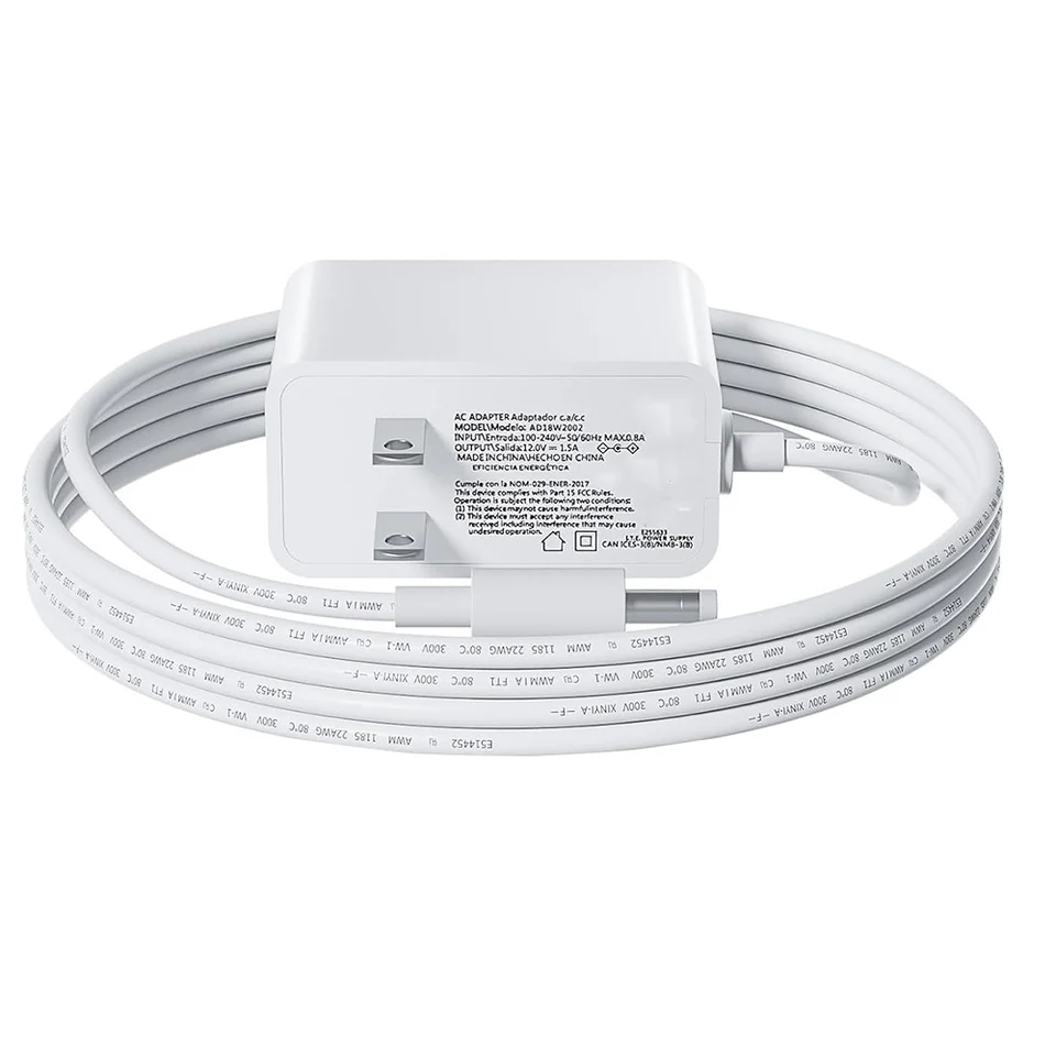 Cavo Alimentazione USB 5V A 12V 4.0x1.7mm Per Altoparlante, Router, LED Echo Dot - 100cm, Nero/Bianco