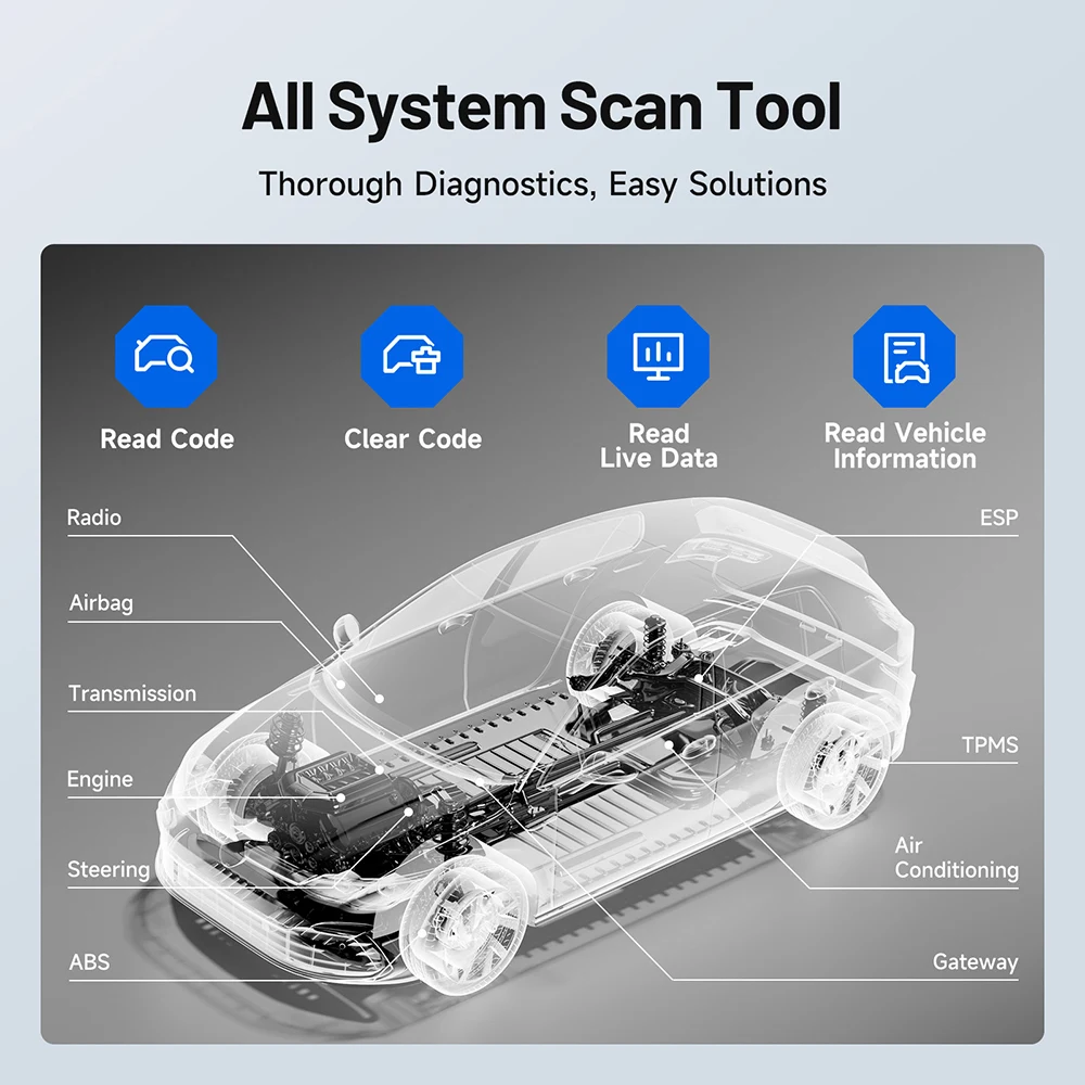 탑돈 AD800BT 2 FCA 게이트웨이 액세스 진단 스캐너 도구(CAN-FD 프로토콜 지원 OBD2 자동차 진단 스캐너 도구 포함)