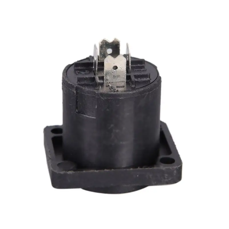 4 Pin Female Panel Cable Connector for for Head Ohm Small Square Seat Connector PCB Moun P9JD