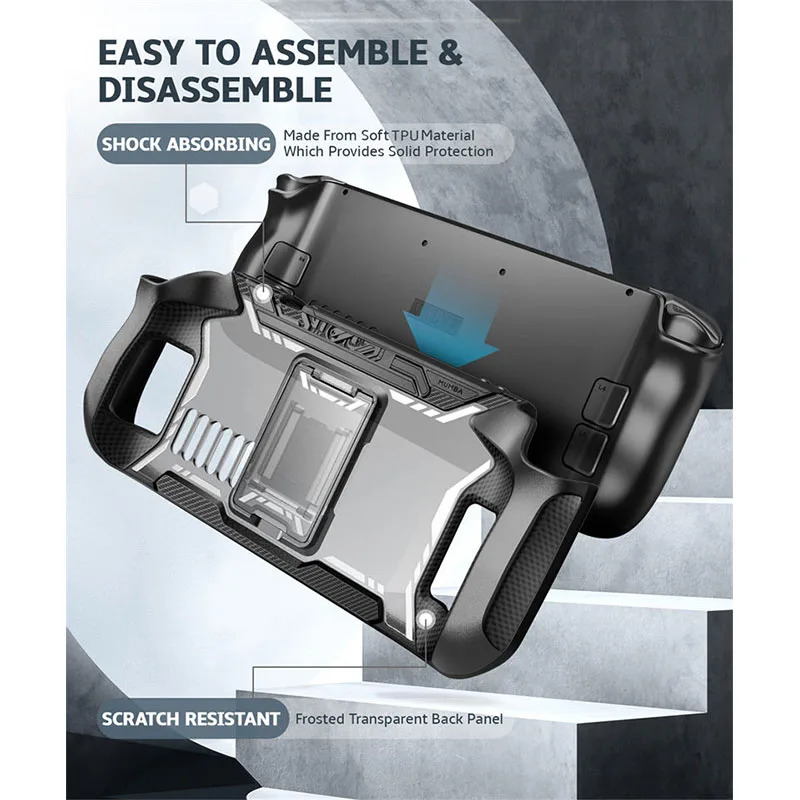 For Steam Deck OLED (2023) /For Steam Deck (2022) Case with