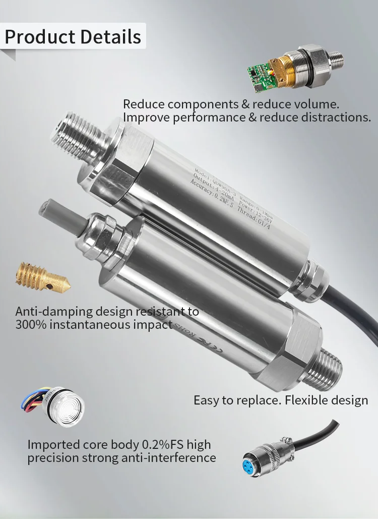 Sensore Di Pressione G1/4" 5V 0-1.2MPa - Per Olio, Acqua, Aria E Gasolio - Foto 10