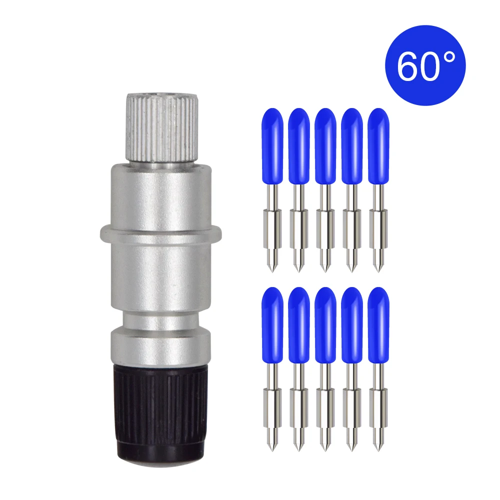 White 60 Hz Refresh Rate 30-39 In Screen TVs 10-Piece Blade Set For Graphtec CB09/CB15 Vinyl Cutters - Includes 30°, 45°, 60° Angles Graphtec Cutter Blades