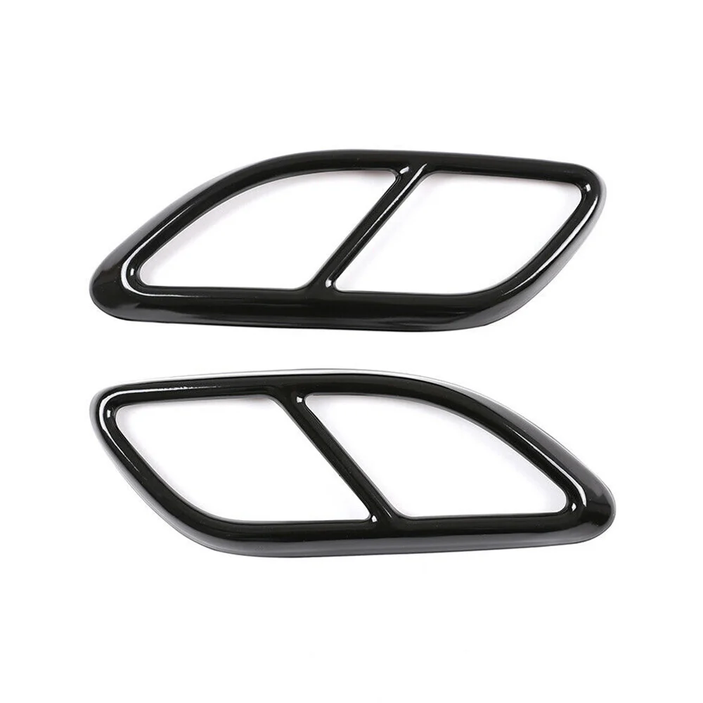 

Car Exhaust Pipe Decorative Cover Trim Accessories Muffler Molding Casing for Jaguar F-PACE/XFL