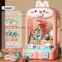 MYJCK 2024 Vending Doll Machine Mini Toys Claw  for Children Automatic Operated Play Game Arcade Machines Kids Birthday Gifts 1