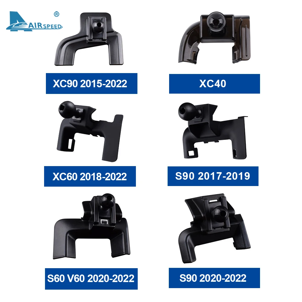 AIRSPEED 자동차 휴대폰 홀더, 에어 벤트 마운트 브래킷, 볼보 XC90 S90 XC60 S60 V60 XC40 액세서리, 자동 중력 GPS 스탠드