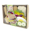28PCS Felt Food Burger Sandwich Food Set Children Pretend to Play Food Sandwich Toys Children's Kitchen Role Playing Gifts 2