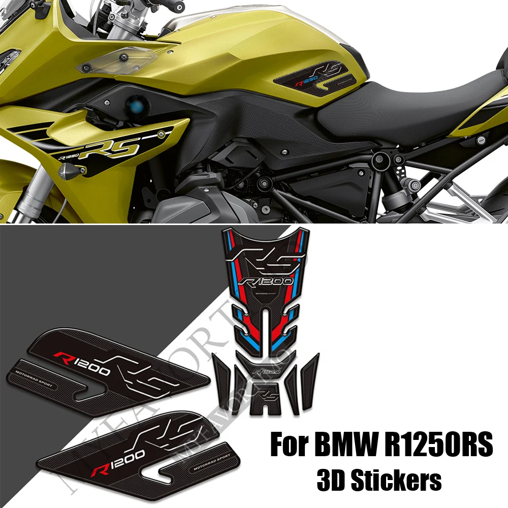 

2019 2020 2021 2022 Motorcycle Tank Pad Grips Gas Fuel Oil Kit Knee Protection Stickers Decals For BMW R1250RS R 1250 RS R1250