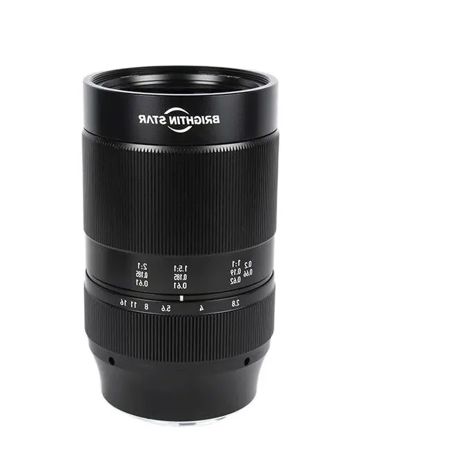 Brightin Star 60Mm F2.8 Ii 2X Ingrandimento Macro Messa A Fuoco Manuale Obiettivo Fotocamera Mirrorless Per Sony Alpha Zv-E10 A6400 Fx30 Canon M50