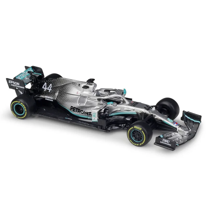 1:43 Bburago #44 Mercedes AMG Petronas F1 2019 W10 Lewis Hamilton Model Car 
