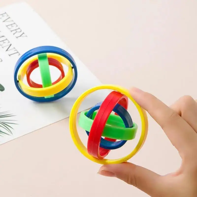 1PCS Novelty Infinite Flip Funny Spinner Fidget Gyro Toys Cool Gadgets Fun Stress Relief Gifts Kids Goodie Bag Stuffers