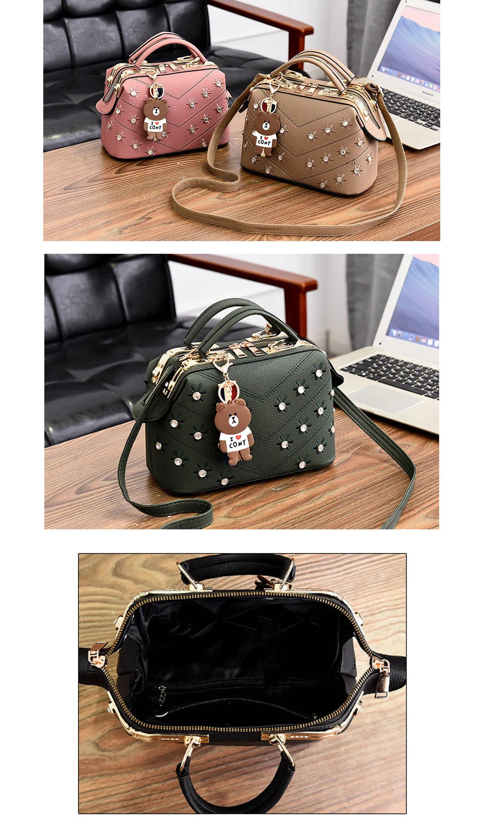 Fashion Shoulder Bag for Women Handbags New Female Solid Color Crossbody s Ladies Small Messenger Girl Cute