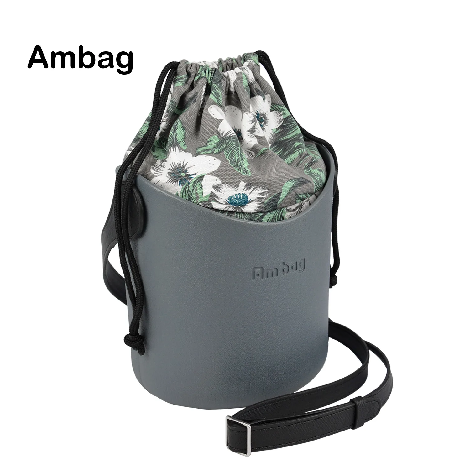 New Obag Style Ambag Basket O bucket DIY Women shoulder messenger bag  crossbody