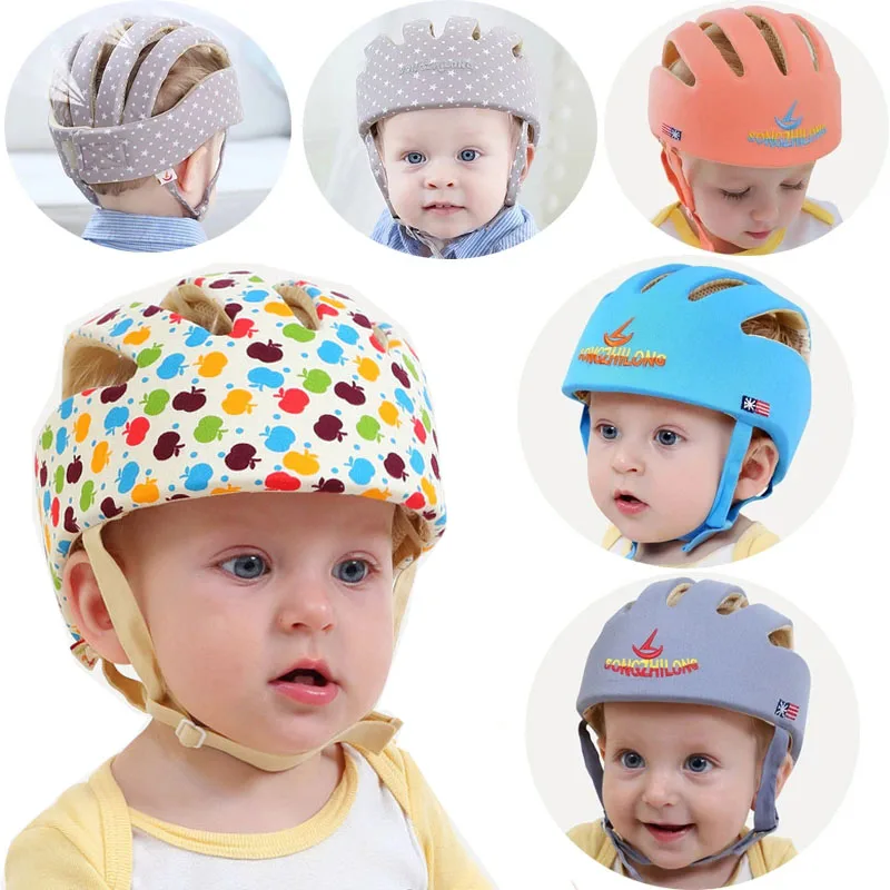 

Infant Safety Helmets Baby Hats Soft Adjustable Kids Head Protection Caps For Baby Boys Girls Running Walking Crawling Playing