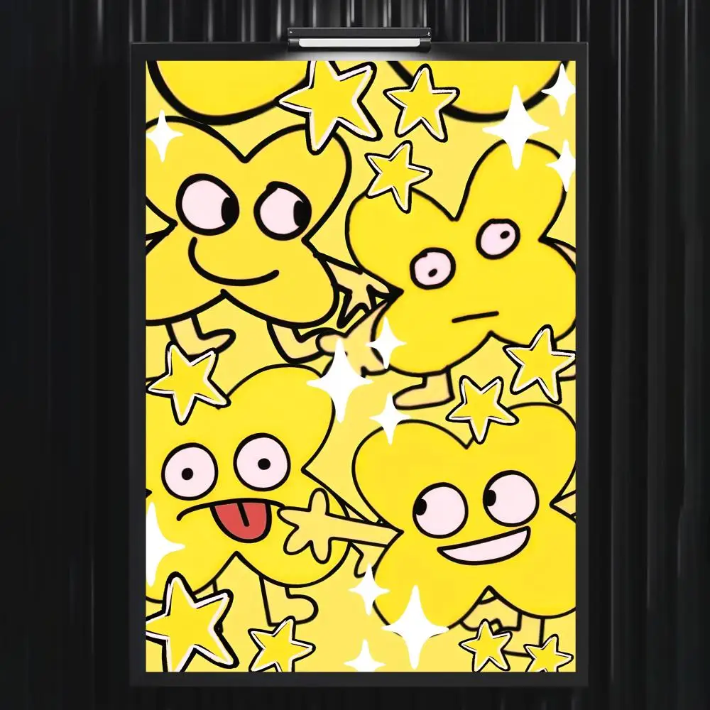 Game B-Battle For BFB Poster für Zuhause, Wohnzimmer, Schlafzimmer, Bar, Flur, klebrige Wandkunst, Druck, wasserfest, ästhetische Dekoration – Detail 6
