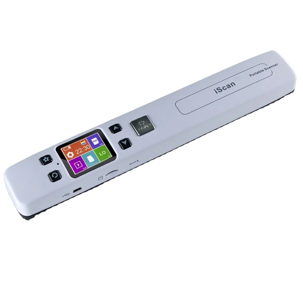 

Portable Scanner iScan 900DPI LCD Display JPG/PDF Format Document Image Iscan Handheld Scanner A4 Book Scanner