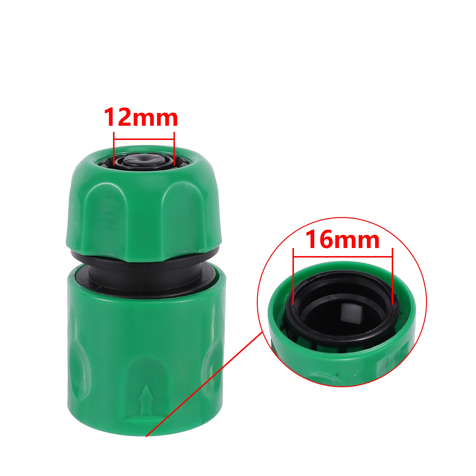 Chuancheng 20 Pezzi Giunti Di Riparazione Per Tubo Dell'Acqua 1/2" - Raccordo Universale A Innesto Rapido, Diametro 12mm, Per Giardino E Irrigazione