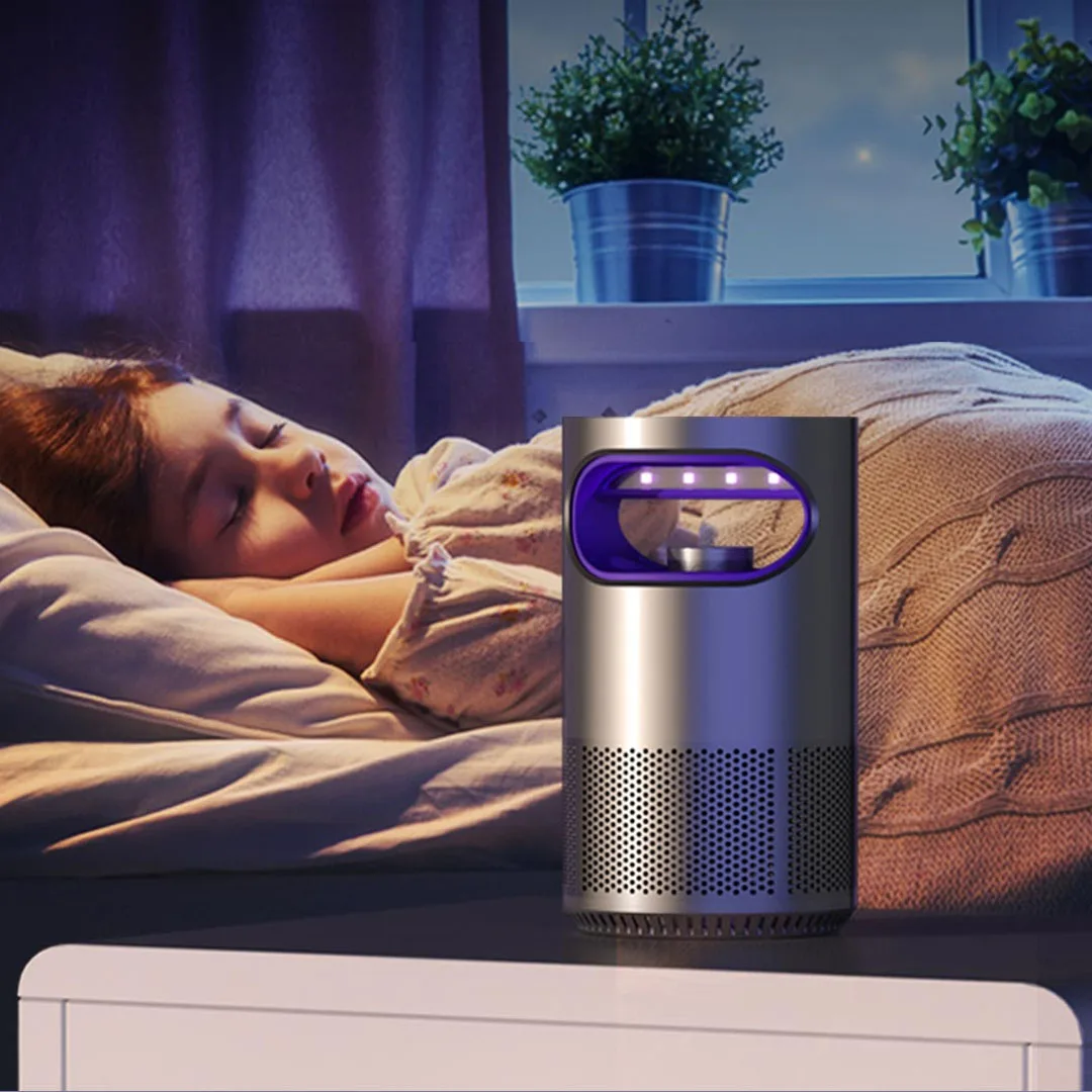 QIAOQINGTING USB 전기 모기 킬러 램프 프로 LED 라이트 모기 트랩 저소음 원격 제어 타이밍, mihome 앱으로 작동
