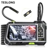 TESLONG NTS500 5.0 LCD Screen 5.5mm Dual Lens Industrial Endoscope Camera 1080P IP67 Pipe Car Inspection Borescope 32GB 1