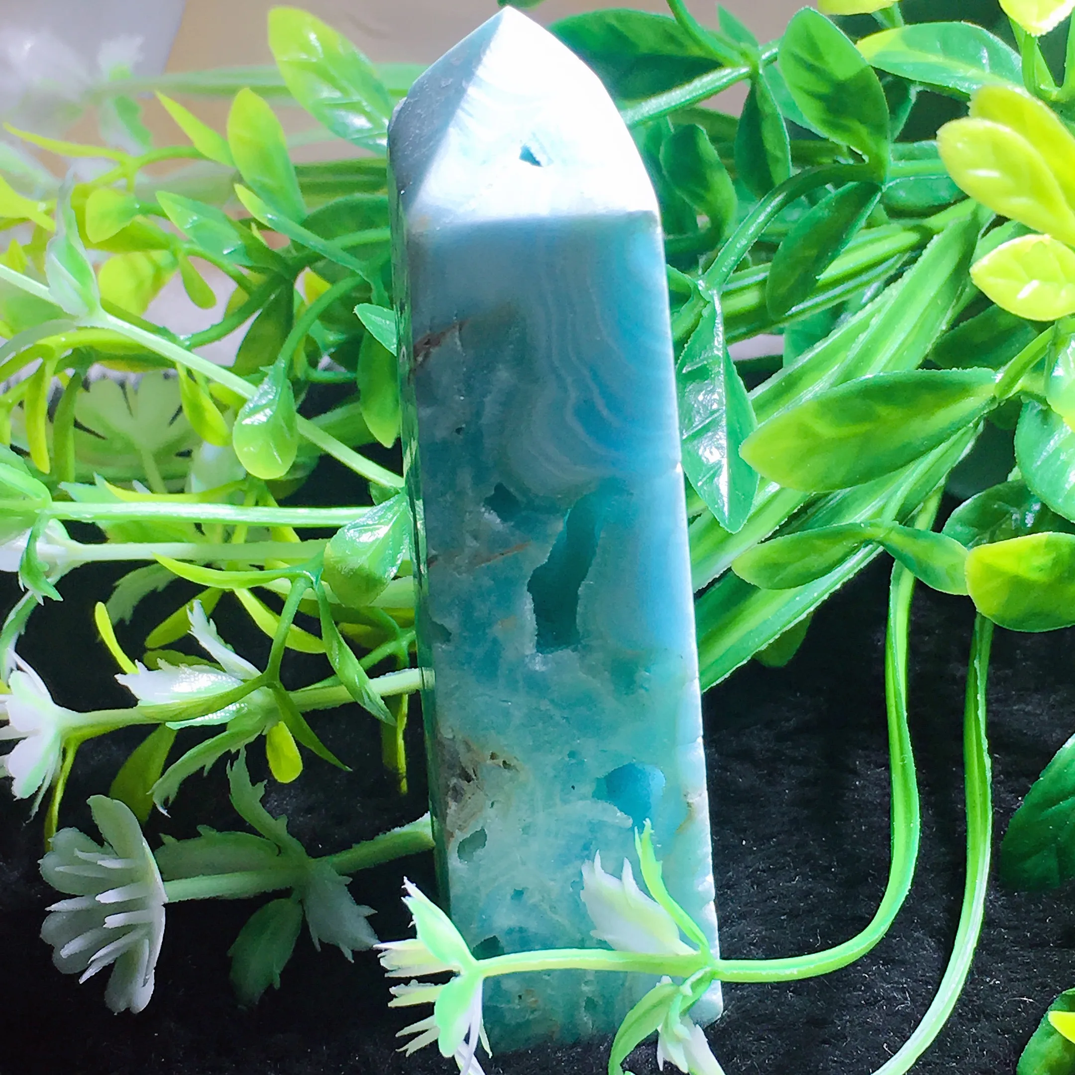 Blue Aragonite Tower 2425