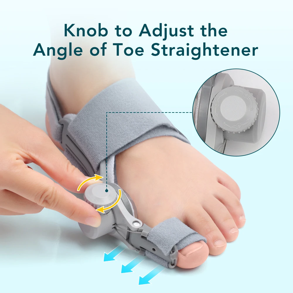 Rotatable Big Bone Toe Bunion Splint Straightener Corrector Foot Hallux Valgus Feet Care Protector Foot Straightener