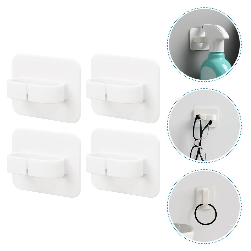 

Bathroom Storage Clips Hanging Circle Hooks Spray Bottle Storage Hooks