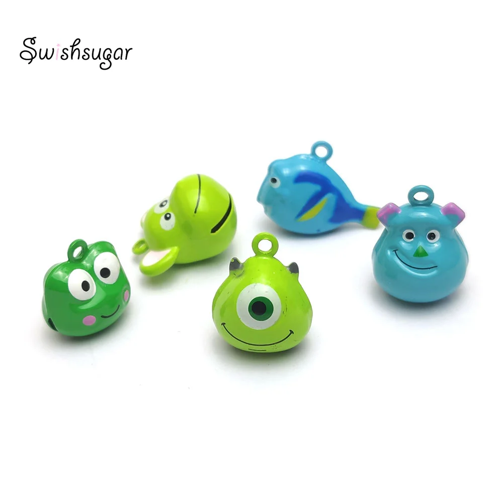 

Several Kinds Cartoon Animal Metal Bell Charm For Bracelet Necklace Pendant Kids Children Gift Favors Craft Accessories