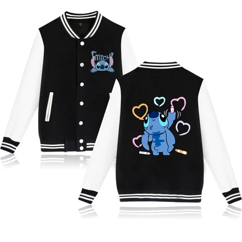 thumbnail image 1 of Sudadera con capucha de Disney para hombre y mujer, chaqueta de béisbol de los años 90, Y2k, sudadera para niño y niña, chaquetas Harajuku, ropa de calle, abrigos universitarios, 1 of 5