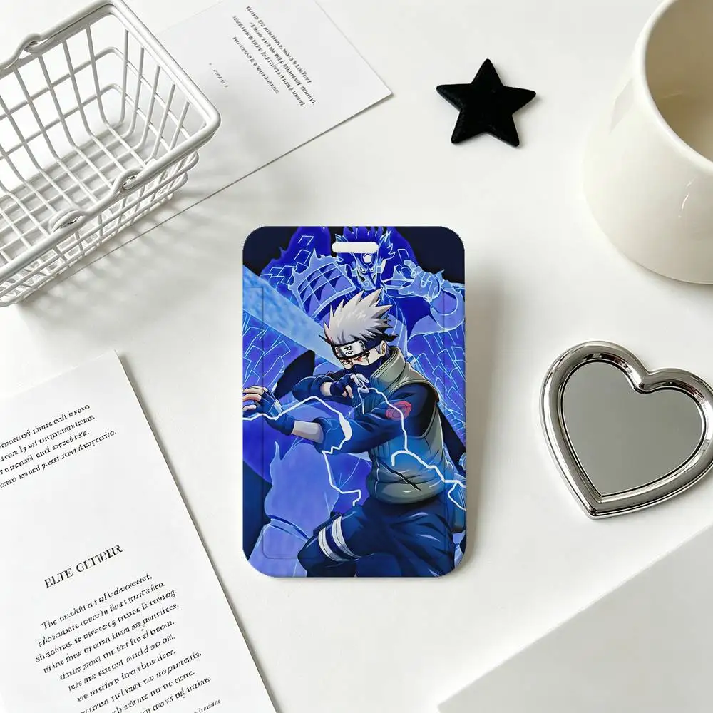 Kakashi Hatake ID Card Holder with Lanyard - Stylish Neck Strap for Business, School, and Events