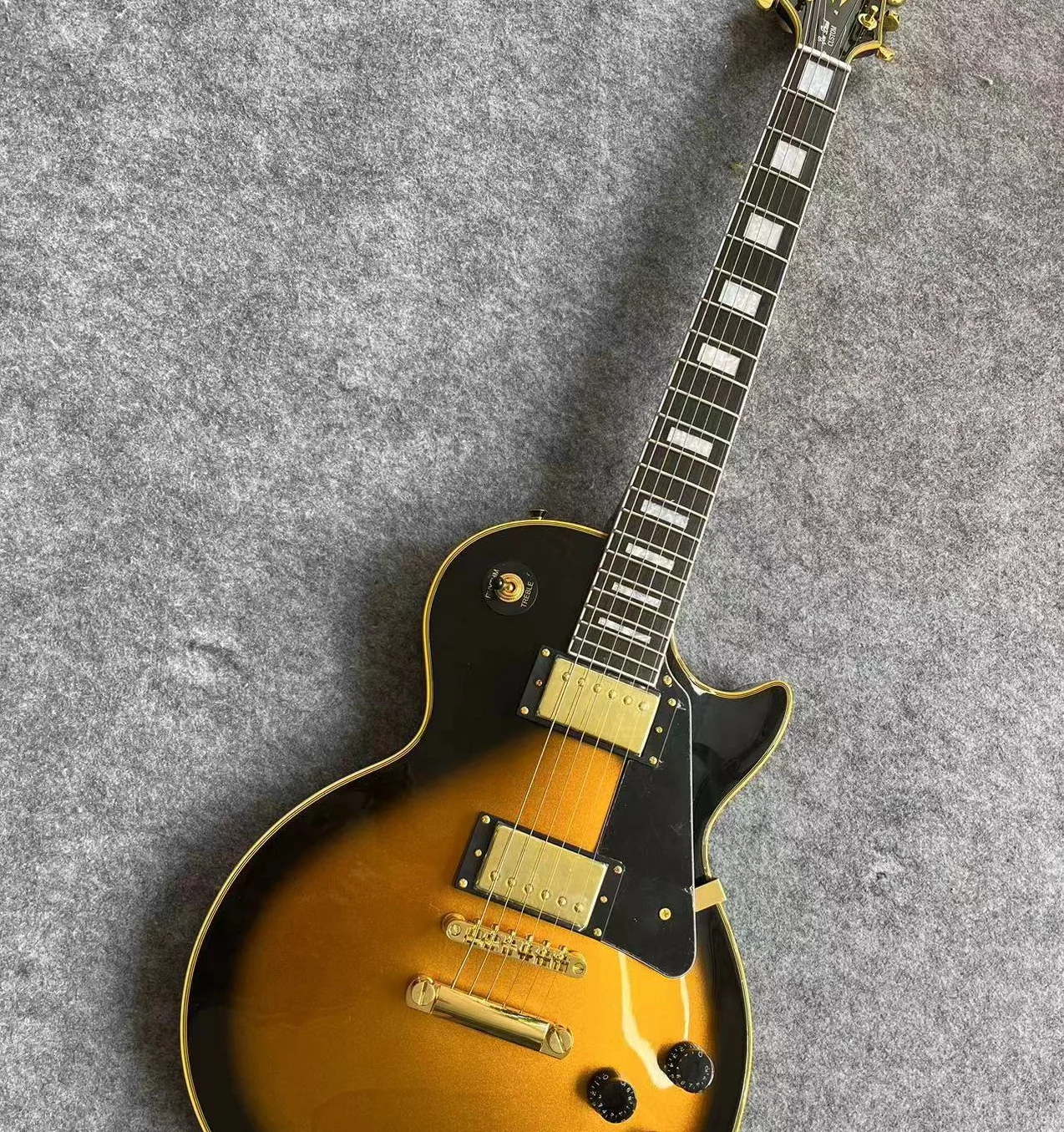 

Relic Electric Guitar Flamed Maple Top 1959 Tribute to Gary Moore Peter Green Smoked Sunburst One Piece Body and Neck EWBTGWGR