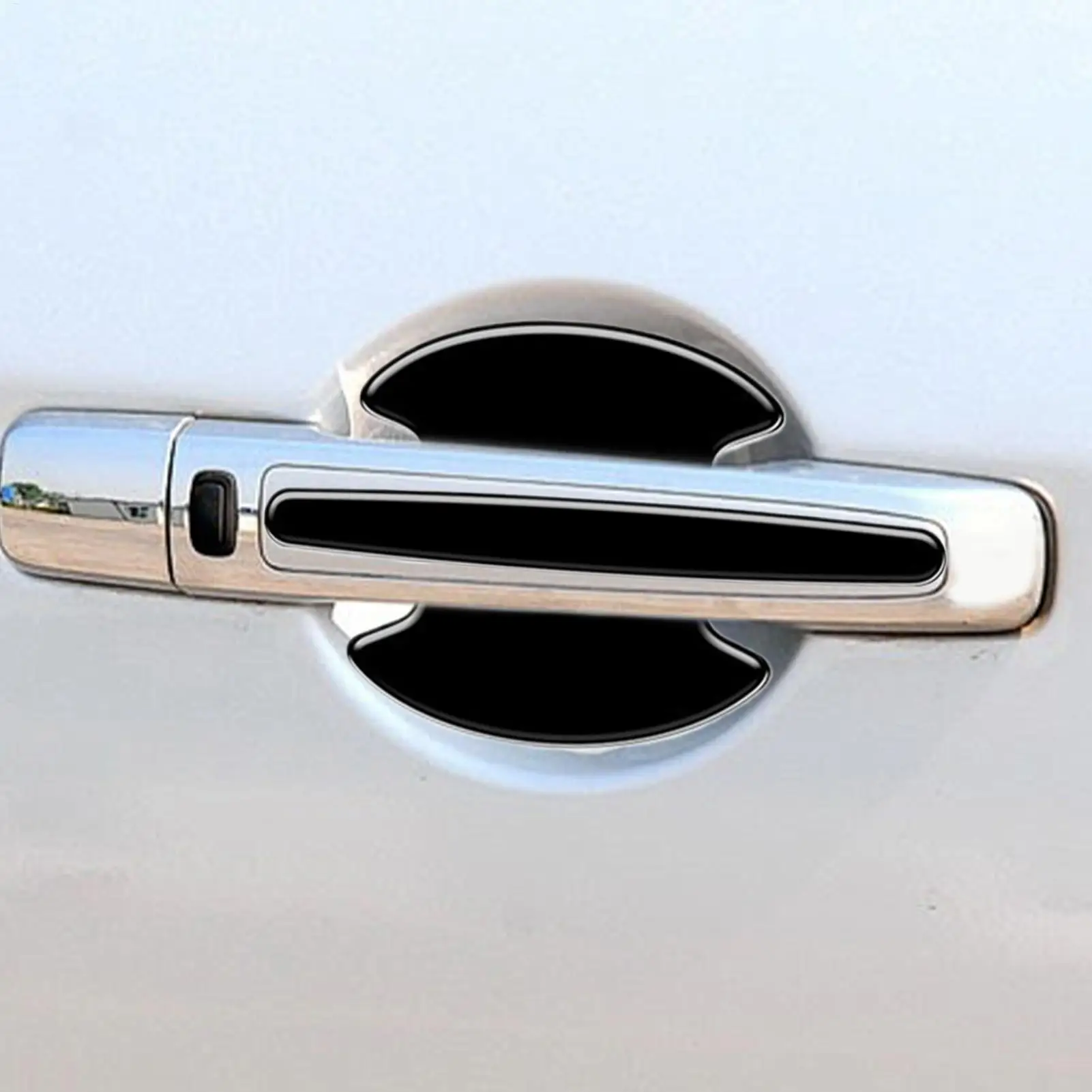 4-Piece Vehicle Door Handle Scratch-Proof Protective Film Set