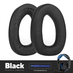 Premium Replacement Memory Foam Ear Pads for Headphones - Enhanced Comfort Ear Cushion Cover (Black Earpads)