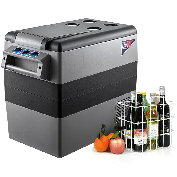 

55L Compressor Portable Small Refrigerator Cooler Freezer Home And Car Vehicular Fridge