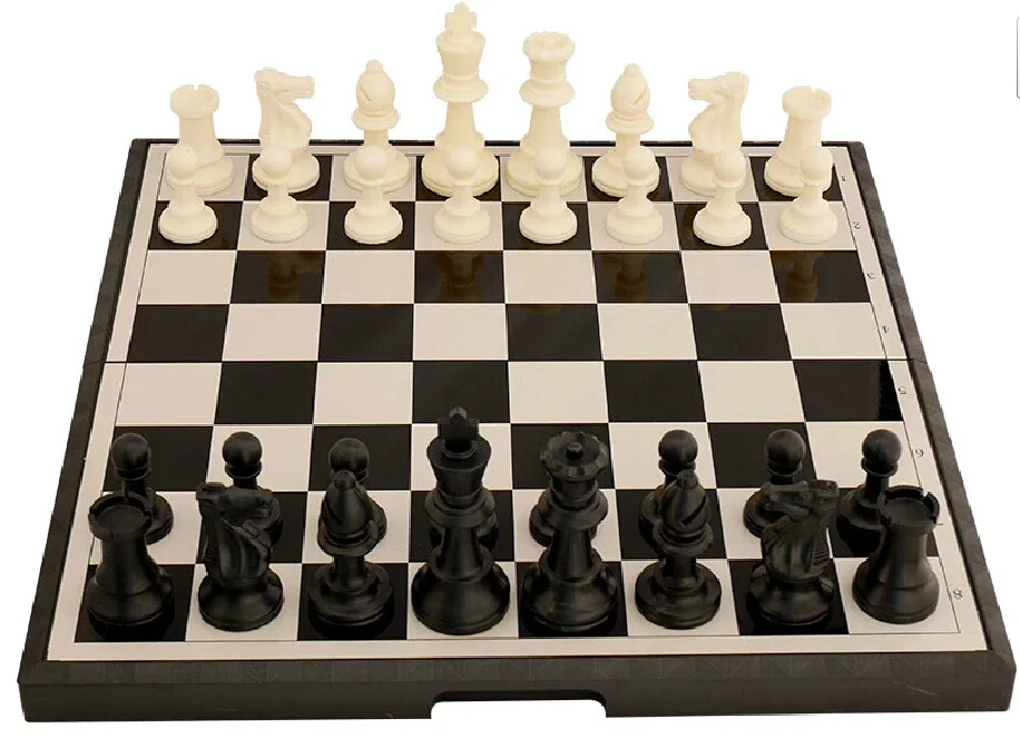 High Quality Acrylic Magnetic Portable Mute Folding International Chess Big Size 40cm Game Version Standard Jumbo Educational