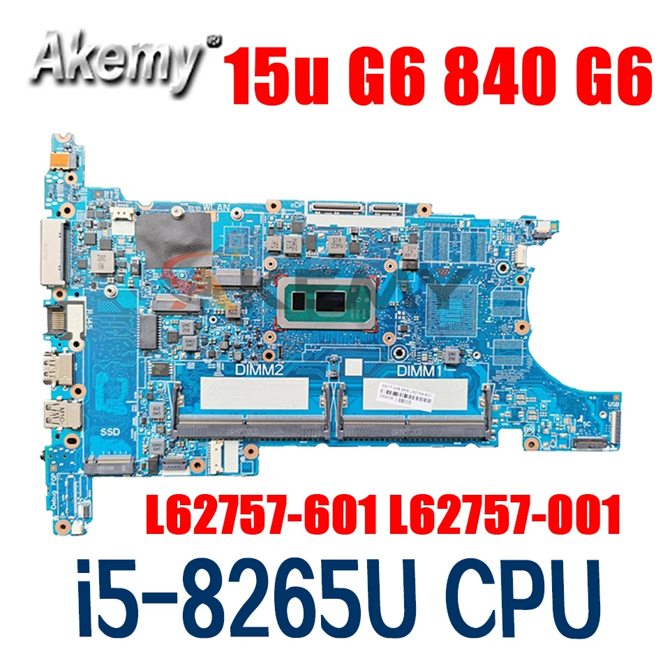 Материнская плата для ноутбука HP ZBook 15u G6 840 с i5-8265U 6050A3022501-MB-A01 DDR4 100% протестирована