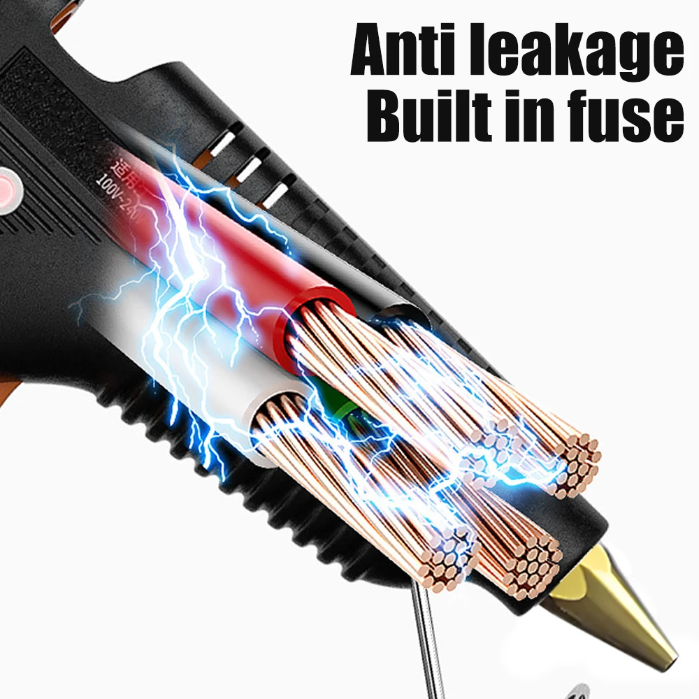 150W Household Lithium Electrothermal Glue Gun with Glue Sticks Industrial Guns Heat Temperature Thermo Electric Repair Tool 3