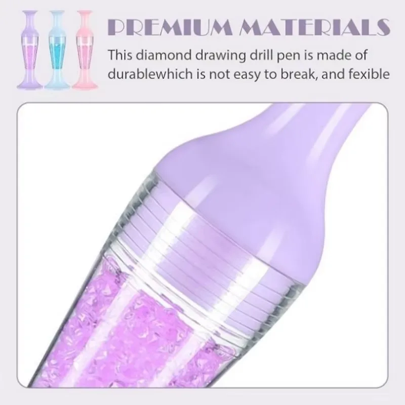 Diamond Painting Tools Embroidery Moaaic Point Drill Pen DIY Craft Diamond Art Cross Stitch Tool Vase Shape Point Drill Pen