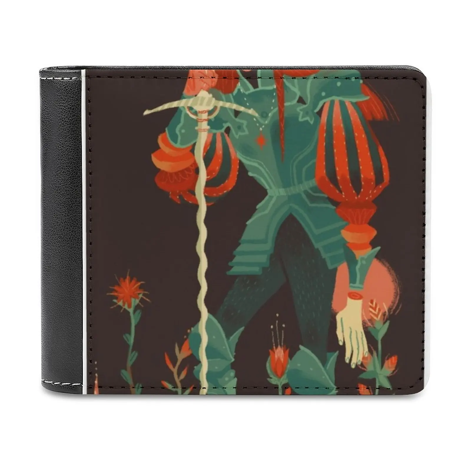 

Leather Wallet Men's Wallet Diy Personalized Purse Father'S Day Gift Maedhros Silmarillion Fantasy Armor Personalized Wallet
