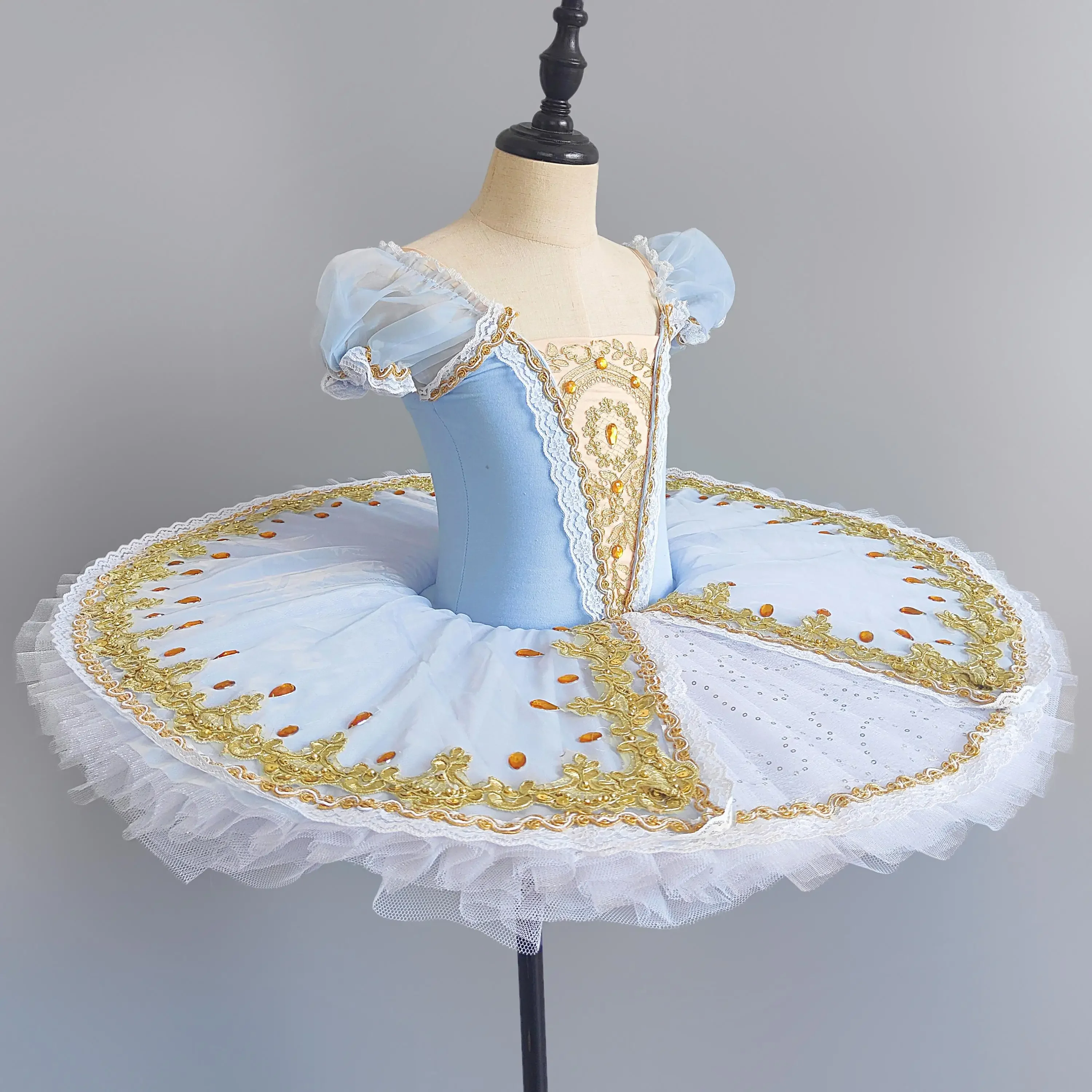 

Professional Ballet Tutu Kids Girls Women Sleeping Beauty Dress Pancake Tutu Performance Dress Swan Lake Dance Costumes