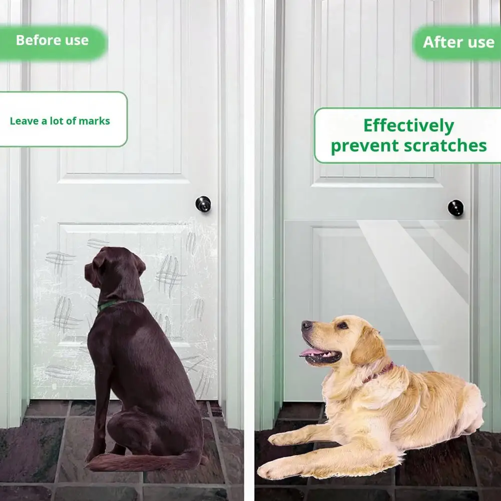 Dog Scratch Door Cover Door Protector for Pets Pet Scratch Protector Set Anti-scratch Tape for Furniture Cat Dog Frame
