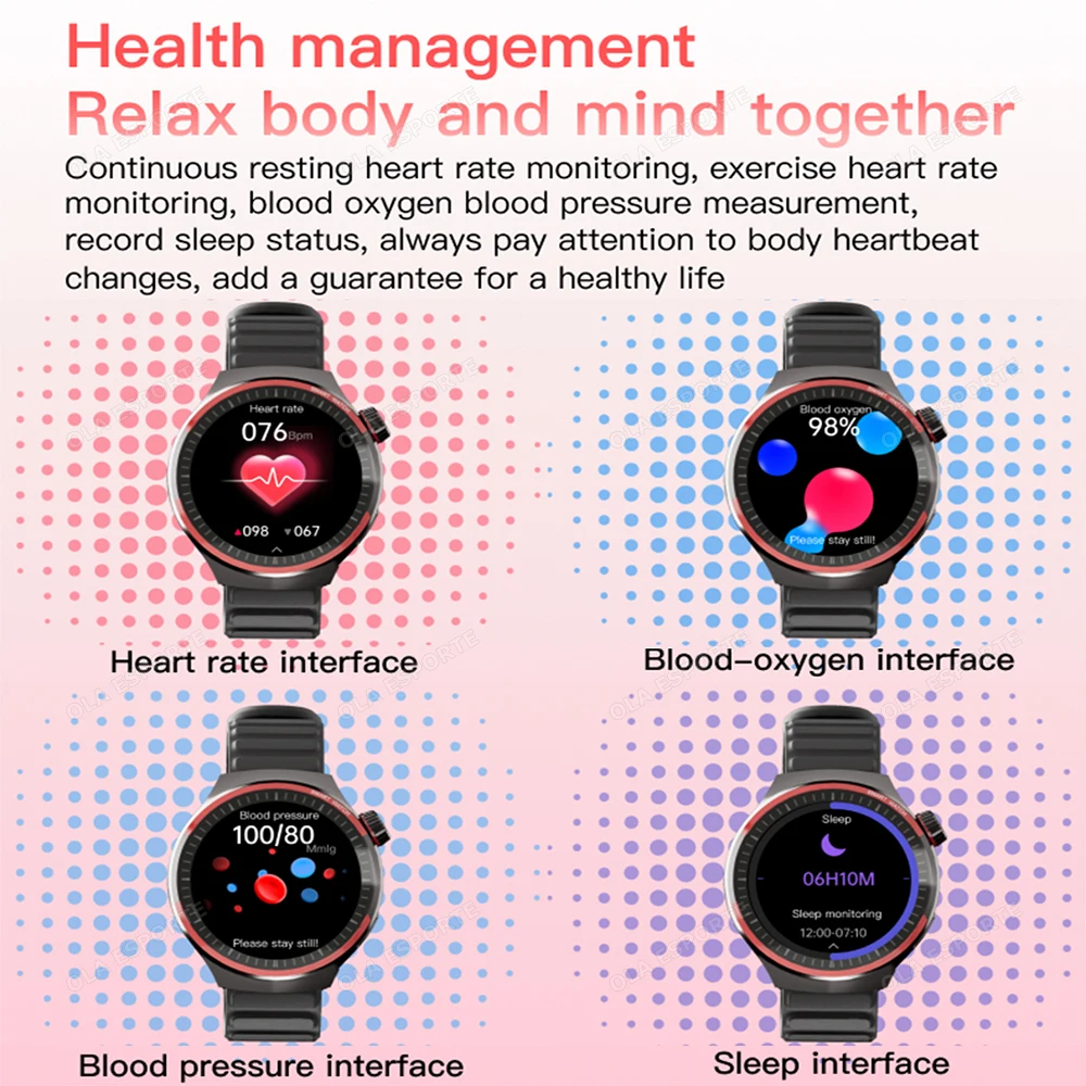 2025 ȭ���� NFC ����Ʈ ��ġ ������ 360*360 HD ��ũ�� �ɹڼ� �������� ��ȭ ��Ƽ ������ IP68 ��� ����Ʈ ��ġ ������