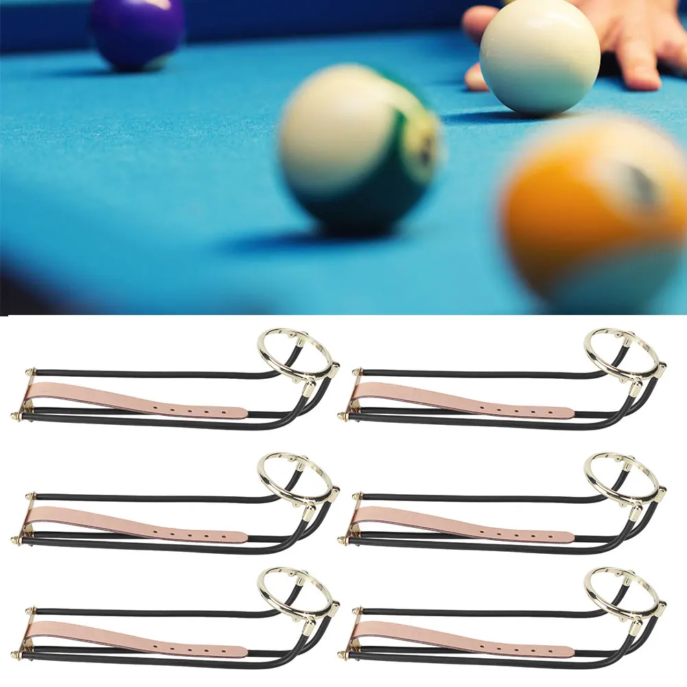 Alomejor 6Pcs Billard Table Ball Falling Rail Pool Pocket