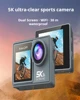 5KEIS with WiFi waterproof function suitable for riding motorcycle anti-shake remote control HD outdoor sports camera 1