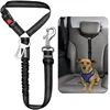New Solid Two-in-one Pet Car Seat Belt Dog Harness Leash BackSeat Safety Belt Adjustable for Kitten Dogs Collar Pet Accessories 5